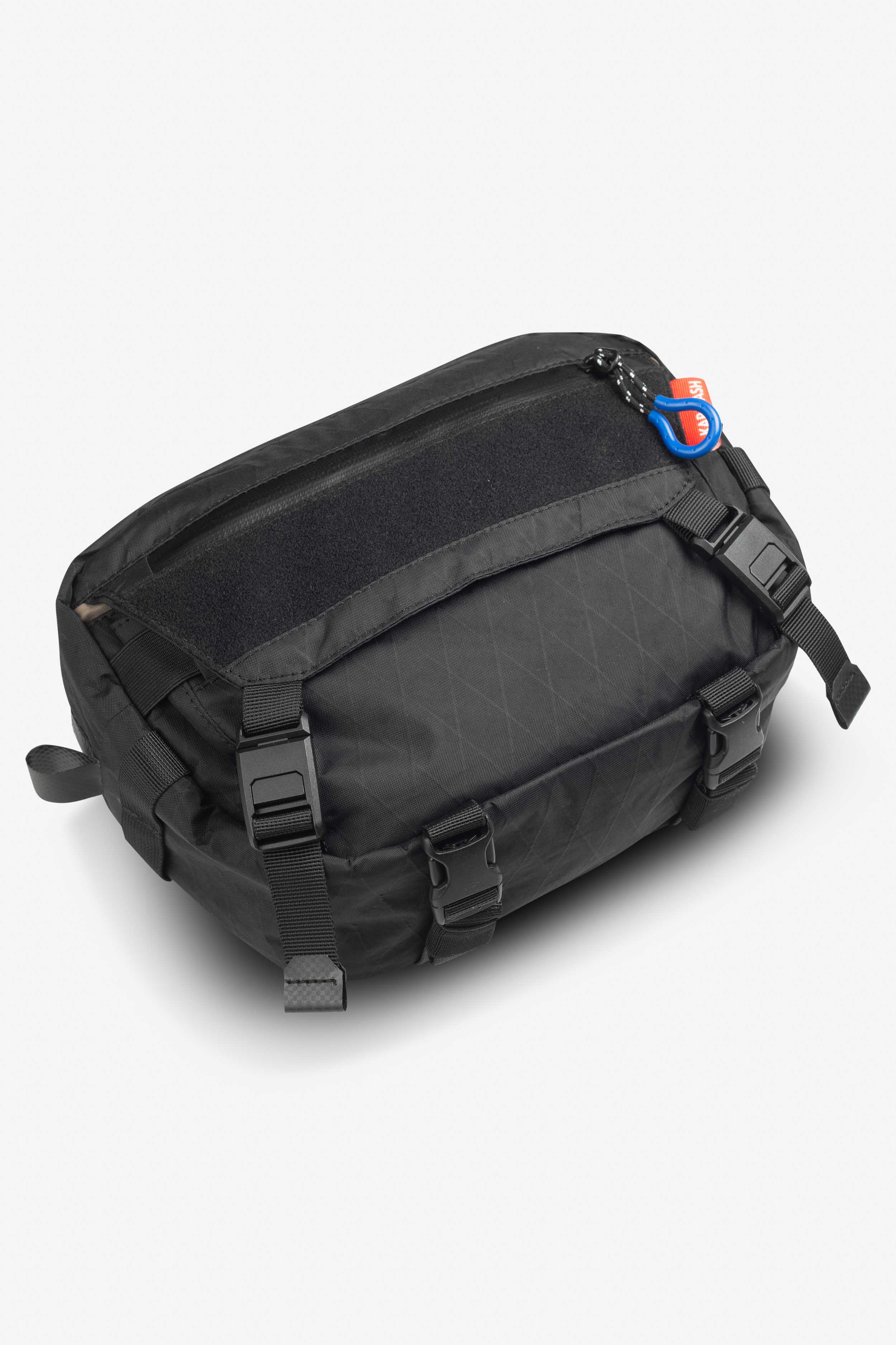 Big Flat Camera Bag – Compact Crossbody Camera Bag | Handmade X-Pac Shoulder Bag with Detachable Strap