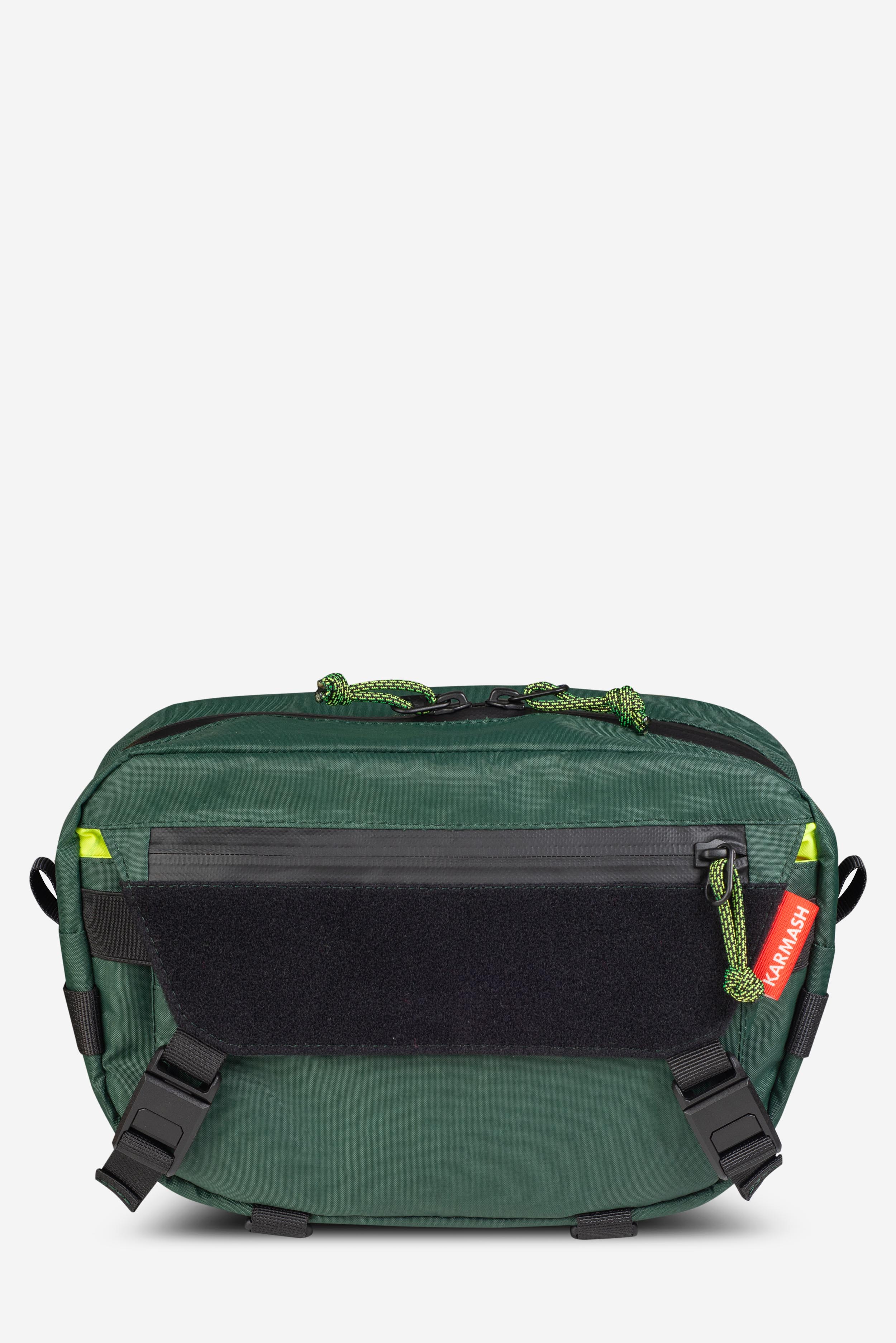 Big Flat Camera Bag – Compact Crossbody Camera Bag | Handmade X-Pac Shoulder Bag with Detachable Strap